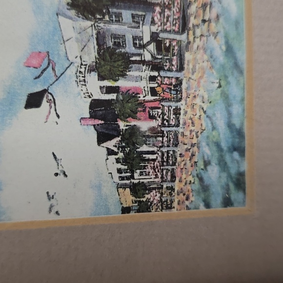 Vintage Signed Sunday Afternoon On The Battery By Bonnie Holden - Picture 5 of 16